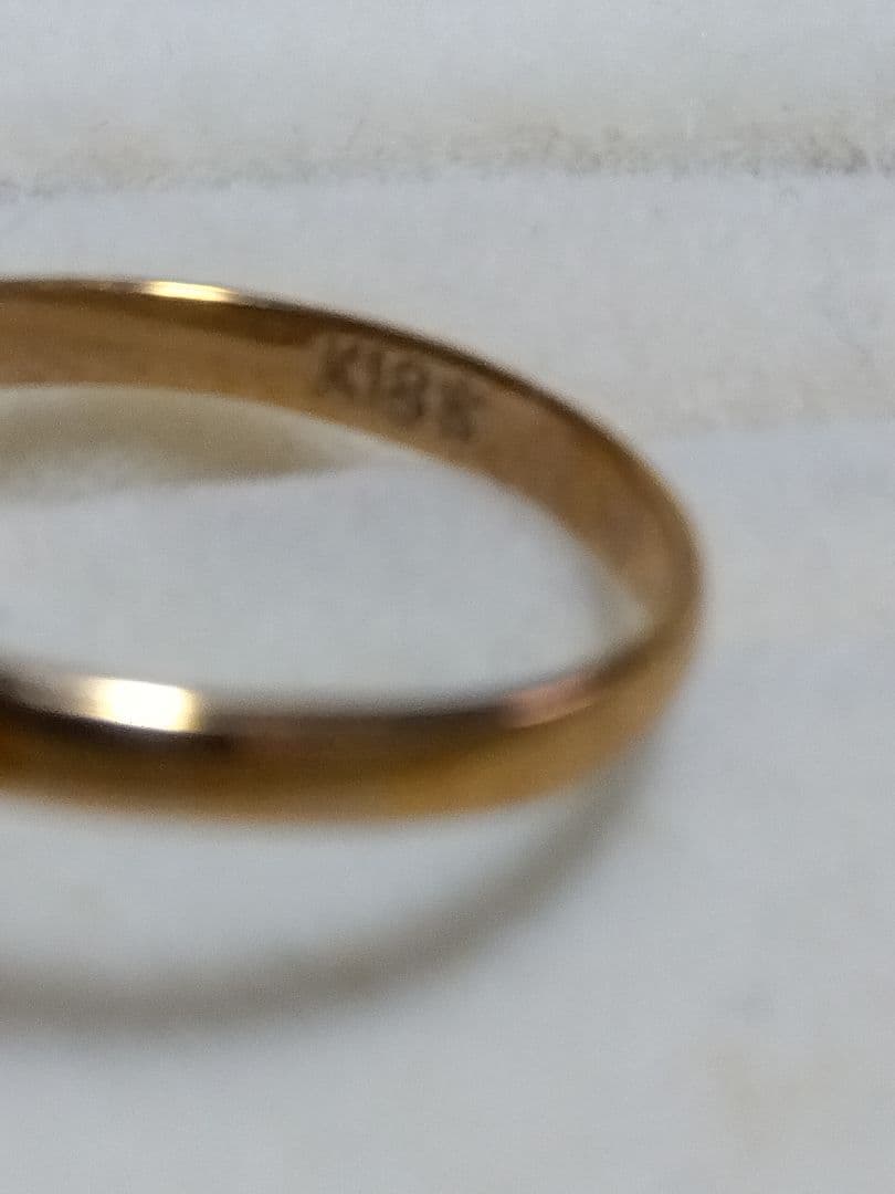 キャッツアイリング 18K ゴールド 鑑定書付