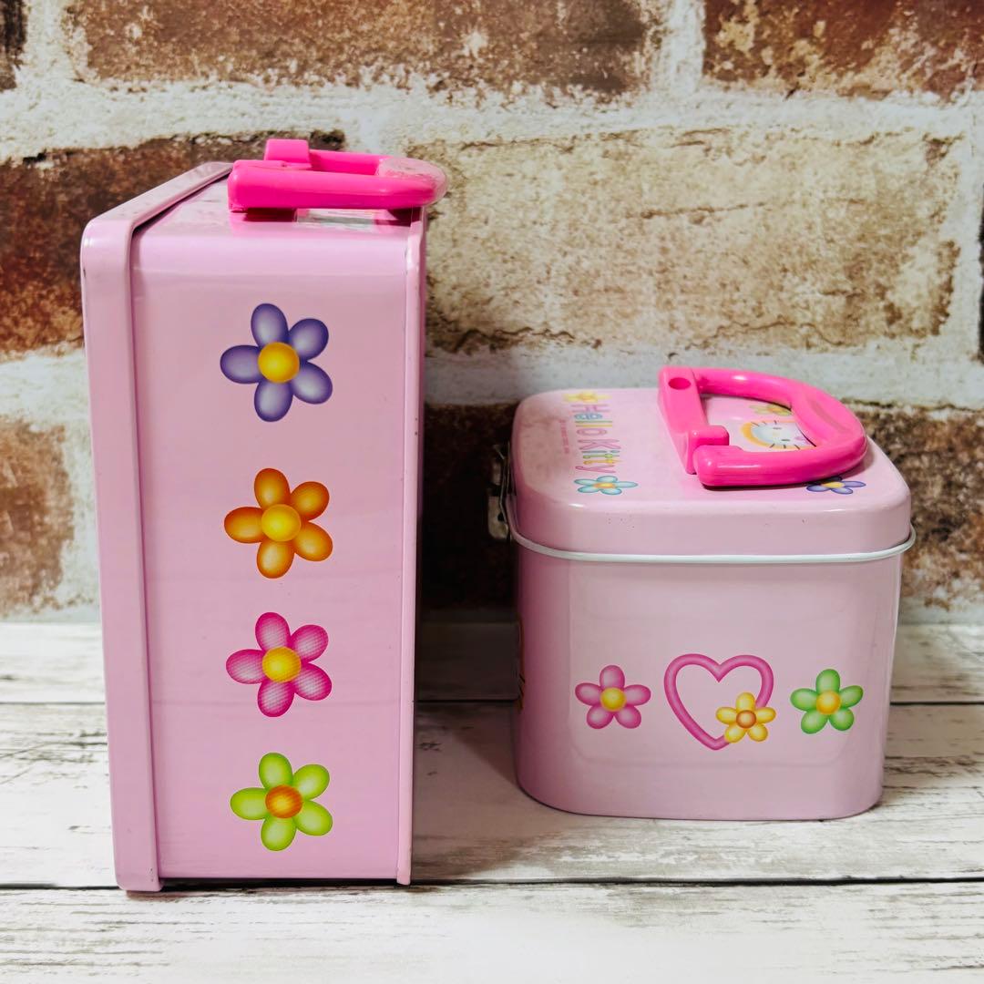 Hello Kitty ハローキティ 缶 小物入れ 缶BOX レトロ レア品 レトロ