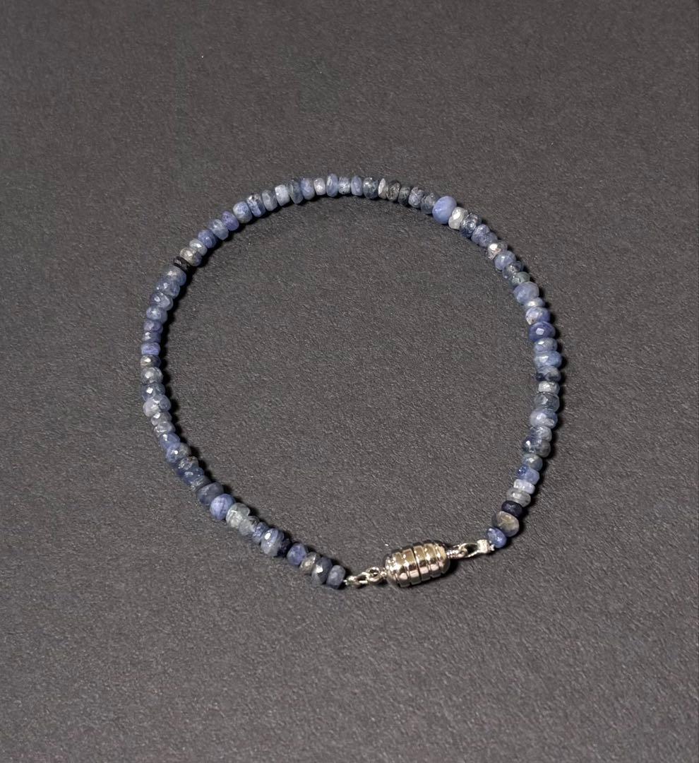 たく（天然サファイア ブレスレット（鑑別書付き）