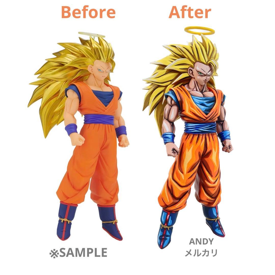 ドラゴンボール BLOOD OF SAIYANS 超サイヤ人3孫悟空 リペイント