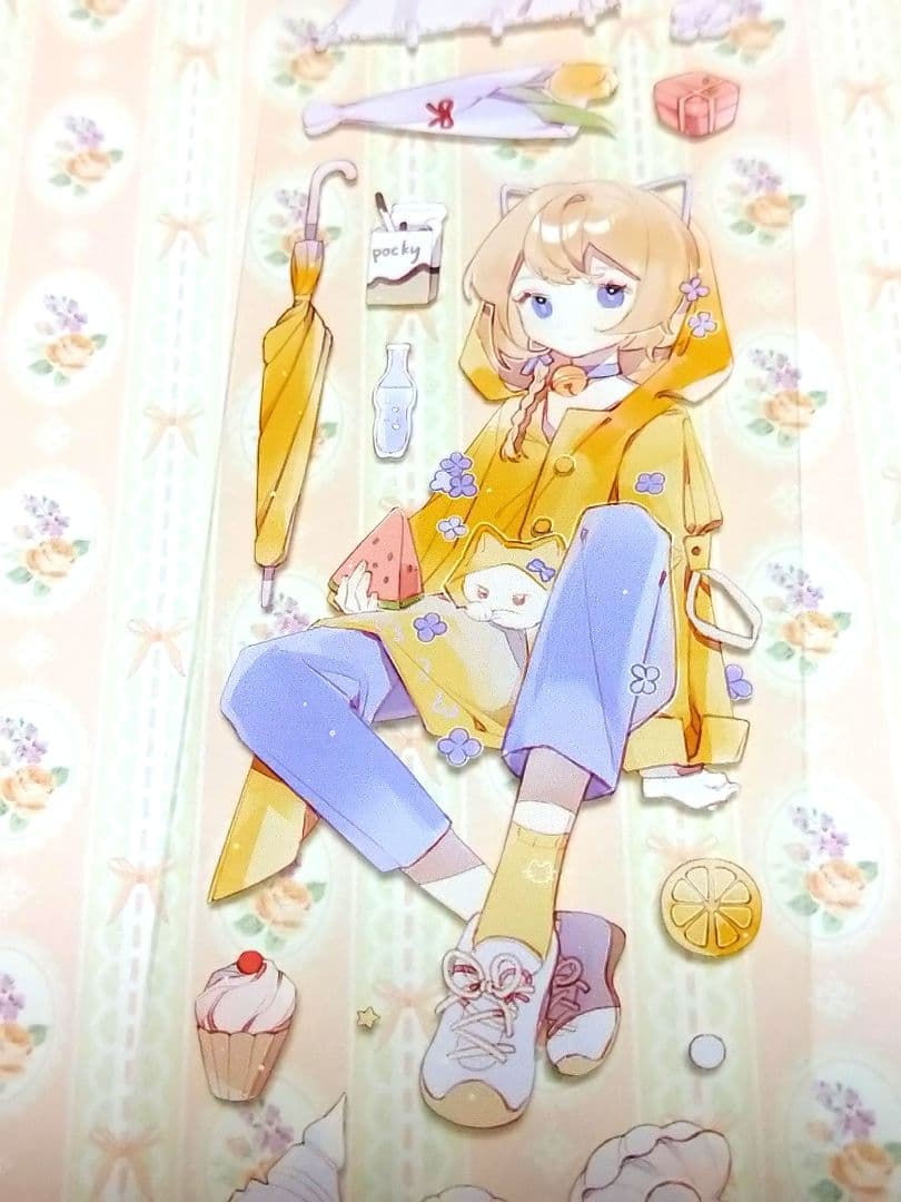 J402＃馥郁祈愿(PET)talkness切り売り海外人物マステ女の子