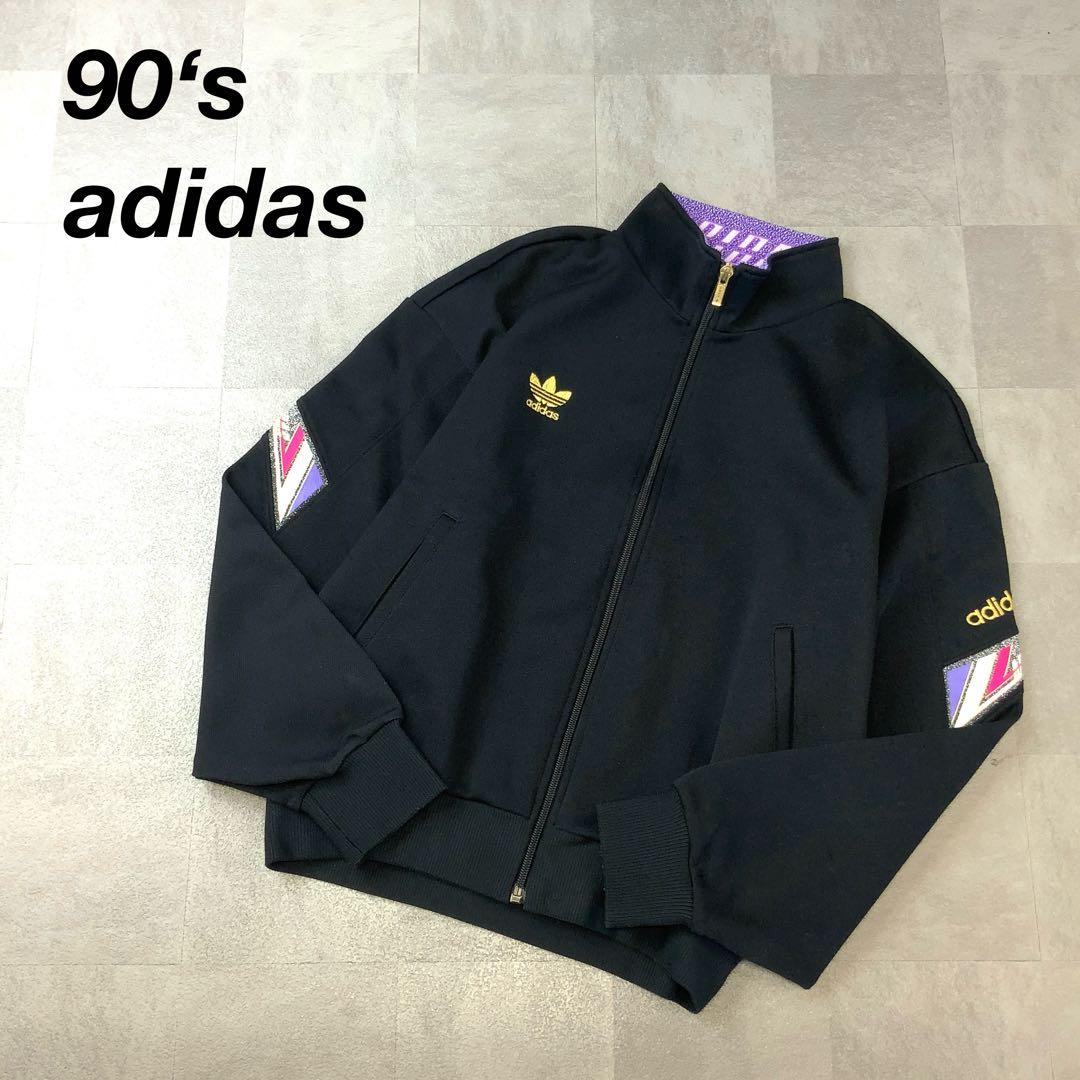 90s デサント製 adidas アディダス ビンテージ トラックトップ - メルカリ