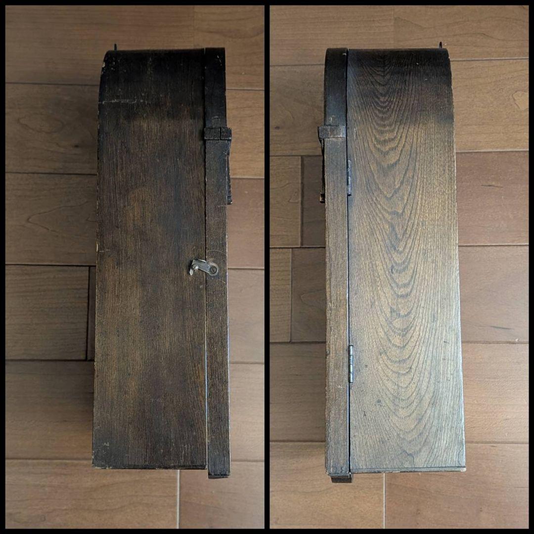 古時計　掛時計　アンティーク掛時計　ゼンマイ時計　レトロ時計　英工舎