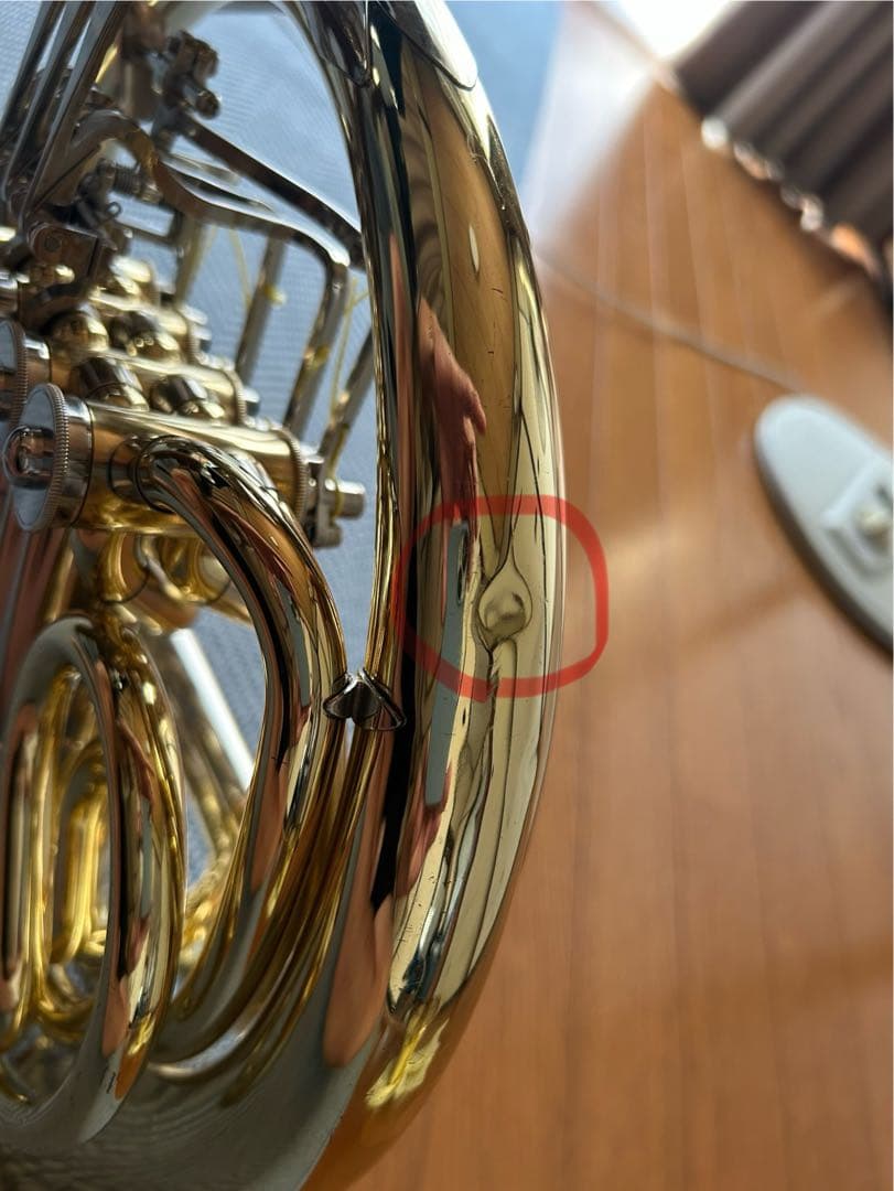 YAMAHAフルダブルホルンYHR-567Dケース付アレキ 8Fマウスピース付き