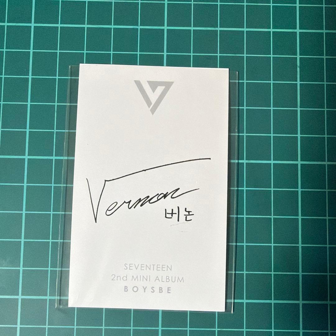 SEVENTTEN BOYSBE バーノン トレカ チェキ風 - メルカリ