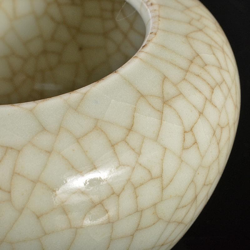 中国 南宋 哥窯 氷裂文 水孟 筆洗 V R6822