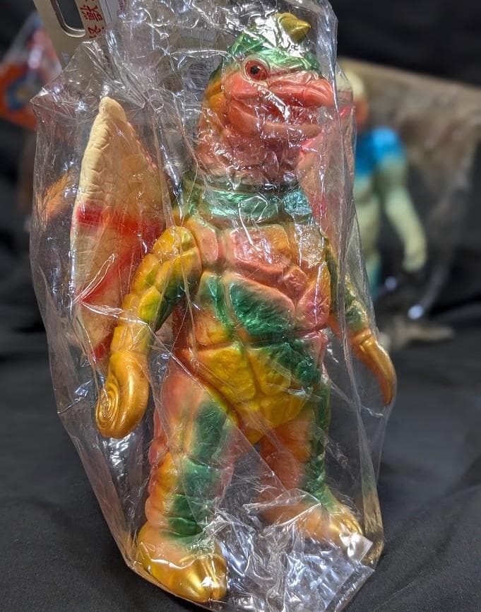 ギガス＆ドラコ＆レッドキング（ブルマァク復刻）ソフビフィギュア未開封３体セット