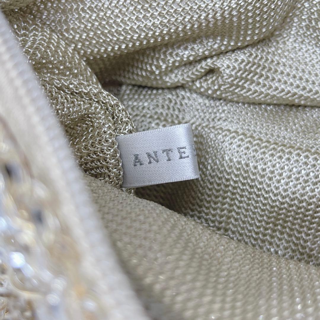 希少✨ほほ未使用　アンテプリマ ボストン ワイヤーバッグ　ゴールド　チャーム付き