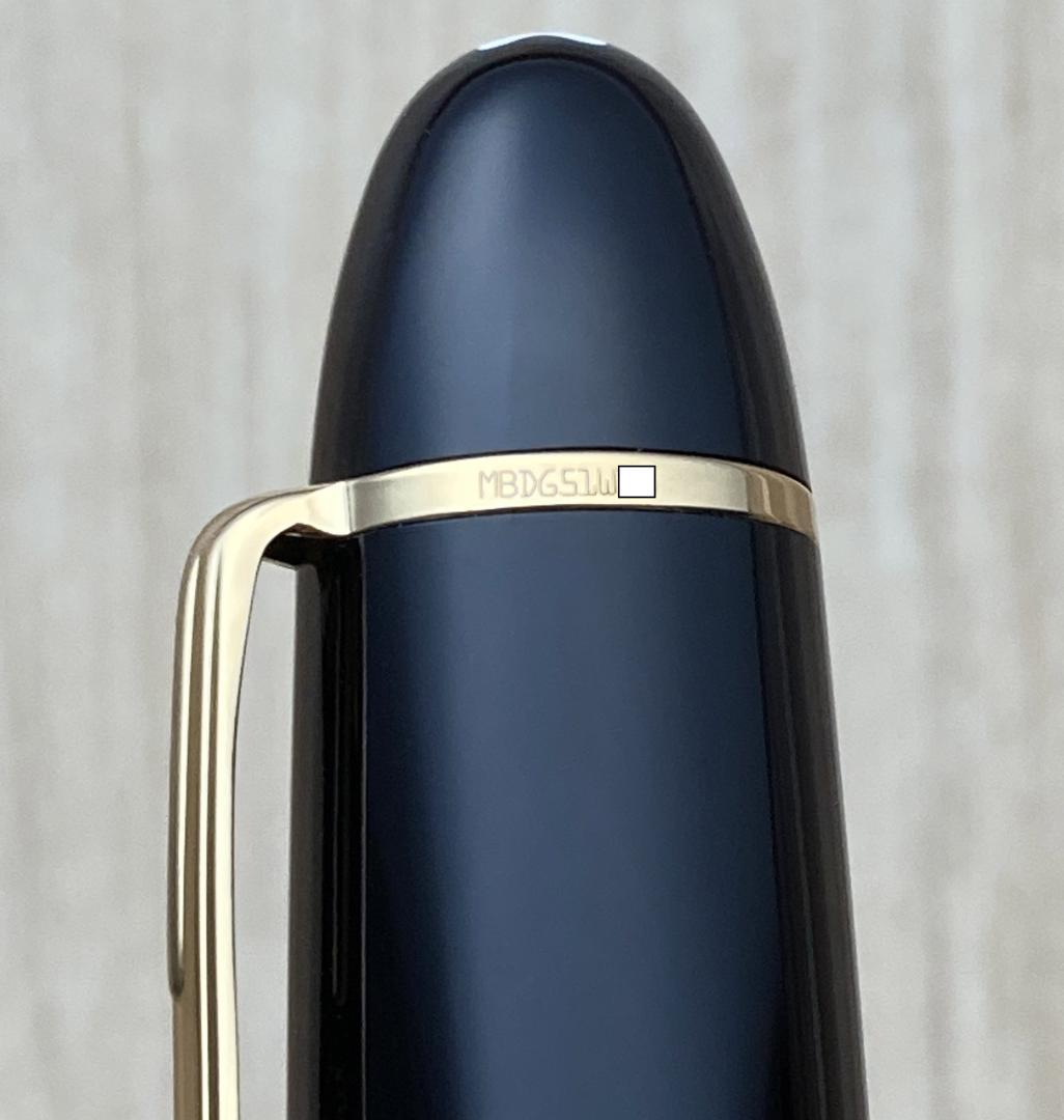 現行品 未使用に近い モンブラン 149 18K 中字 Au750吸入式 万年筆