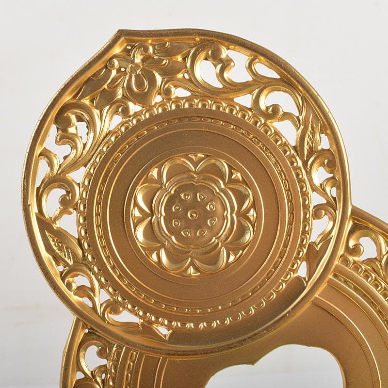 仏教美術　古銅鍍金　大日如來座像　仏像　ケース付　C　6436