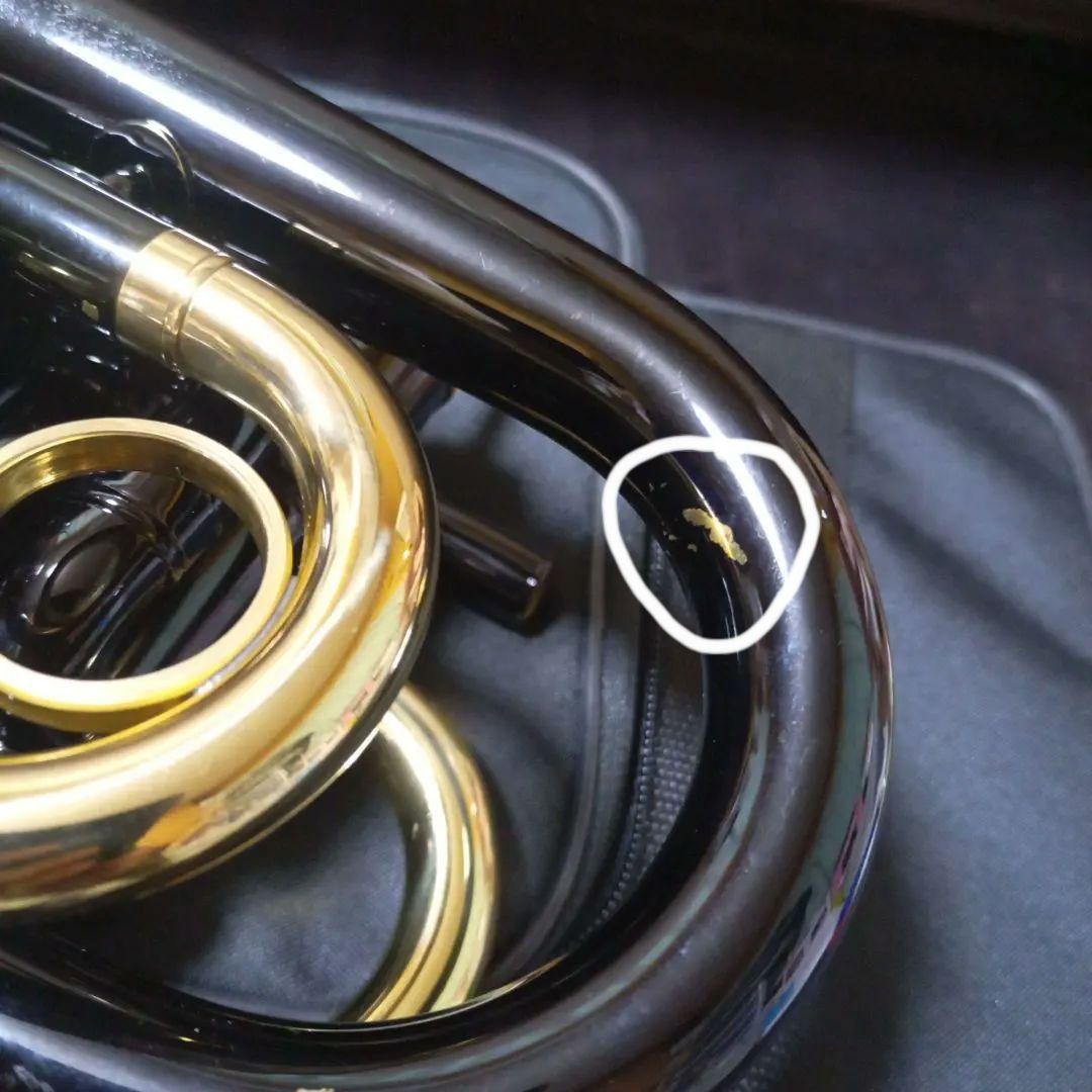 J.マイケル ポケットトランペット TR-400PCL 黒 ボタン アワビ柄