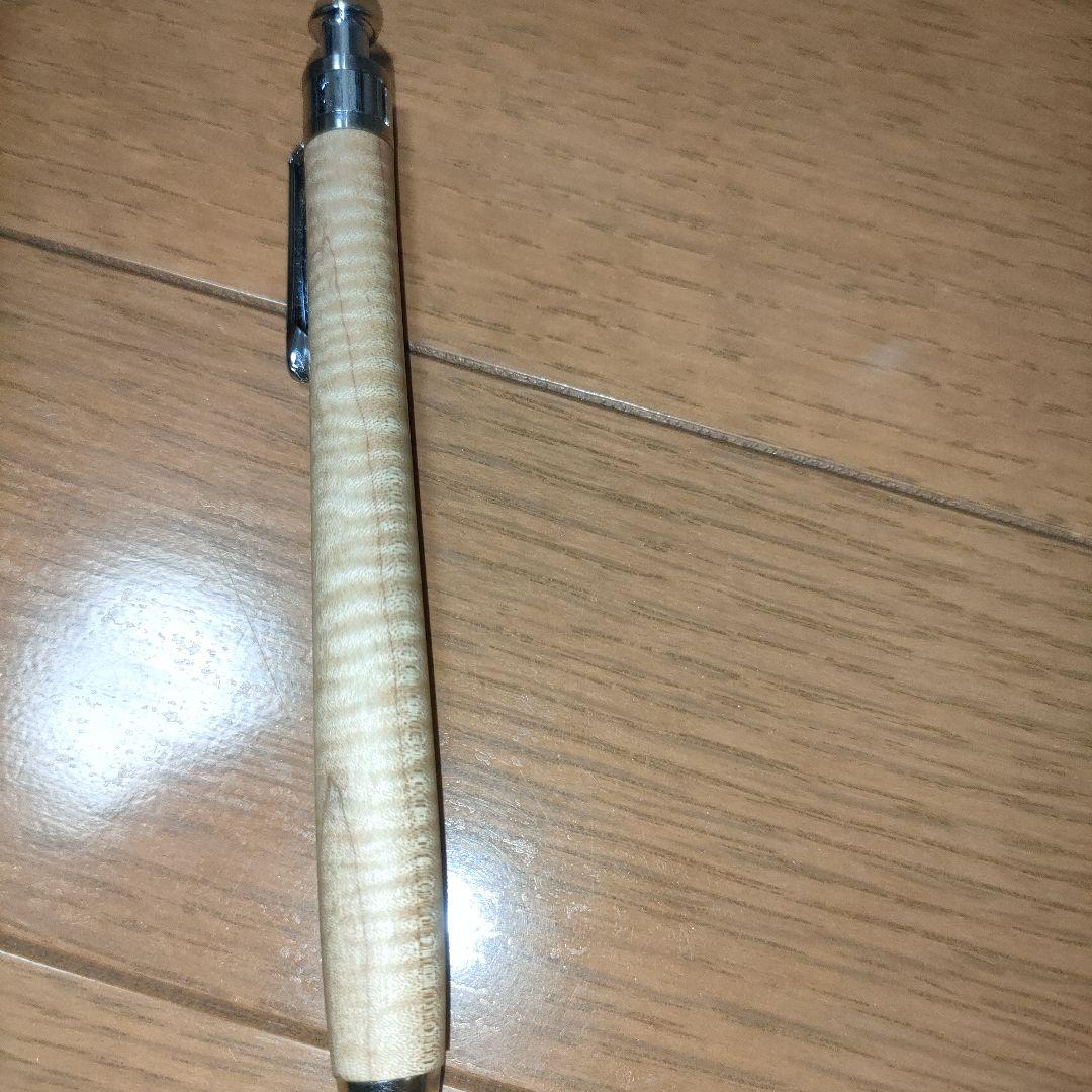 固定式口金付き　工房楔　楓　ちぢみ杢　ペンシル楔　0.5mm