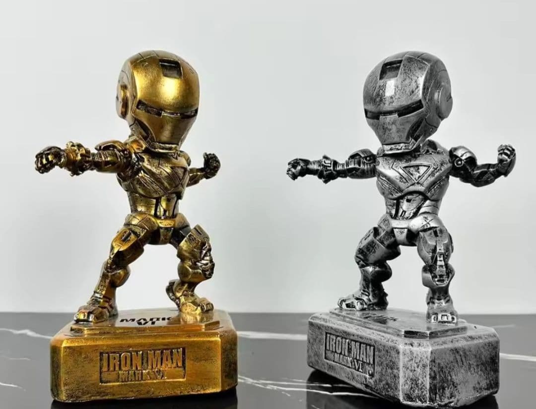 MARVEL　アイアンマン　金　銀　フィギュア ムービー・マスターピース DIECAST】『アイアンマン』1/6スケール