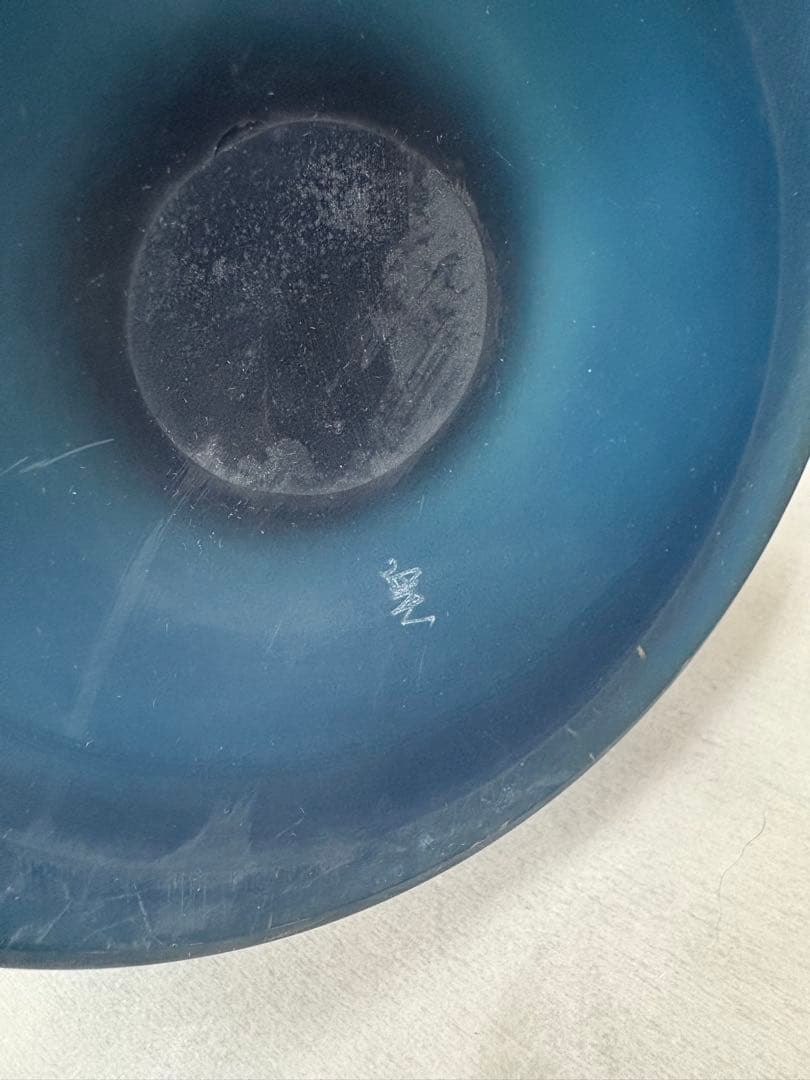 青森　津軽びいどろ　秋村実造　伝統工芸　花器　花瓶　すりガラス《最終値下げ》