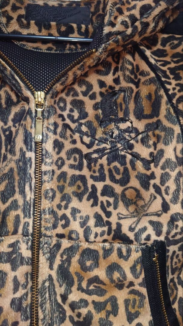 Roen レオパード ゴールド パーカー