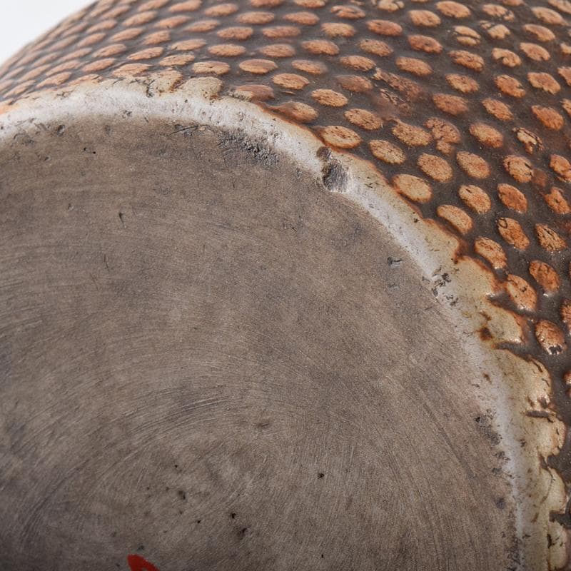 煎茶道具　平戸焼　鉄瓶形霰文窓抜　急須　水注　M　R8171