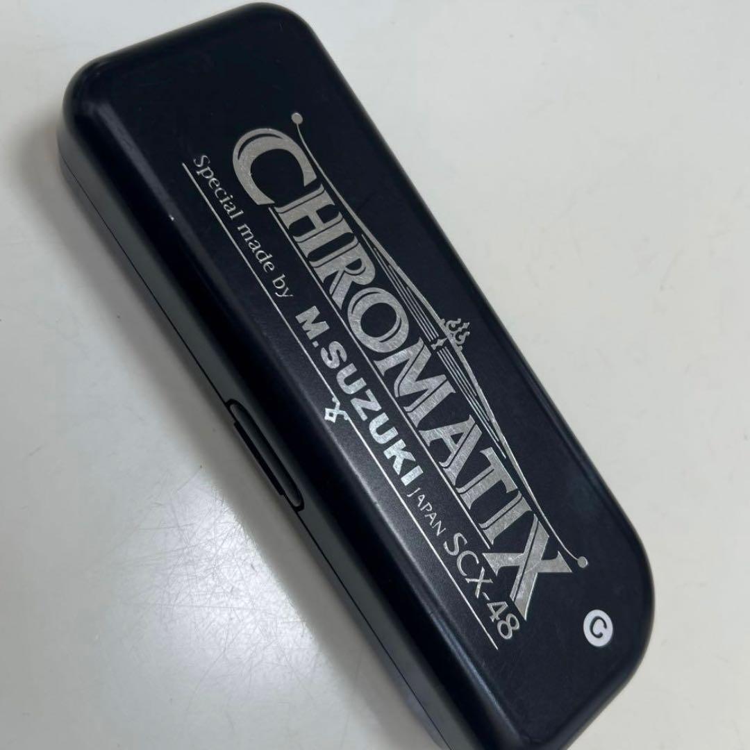 【美品】M.SUZUKIクロマチックハーモニカ SCX-48 C調 日本製