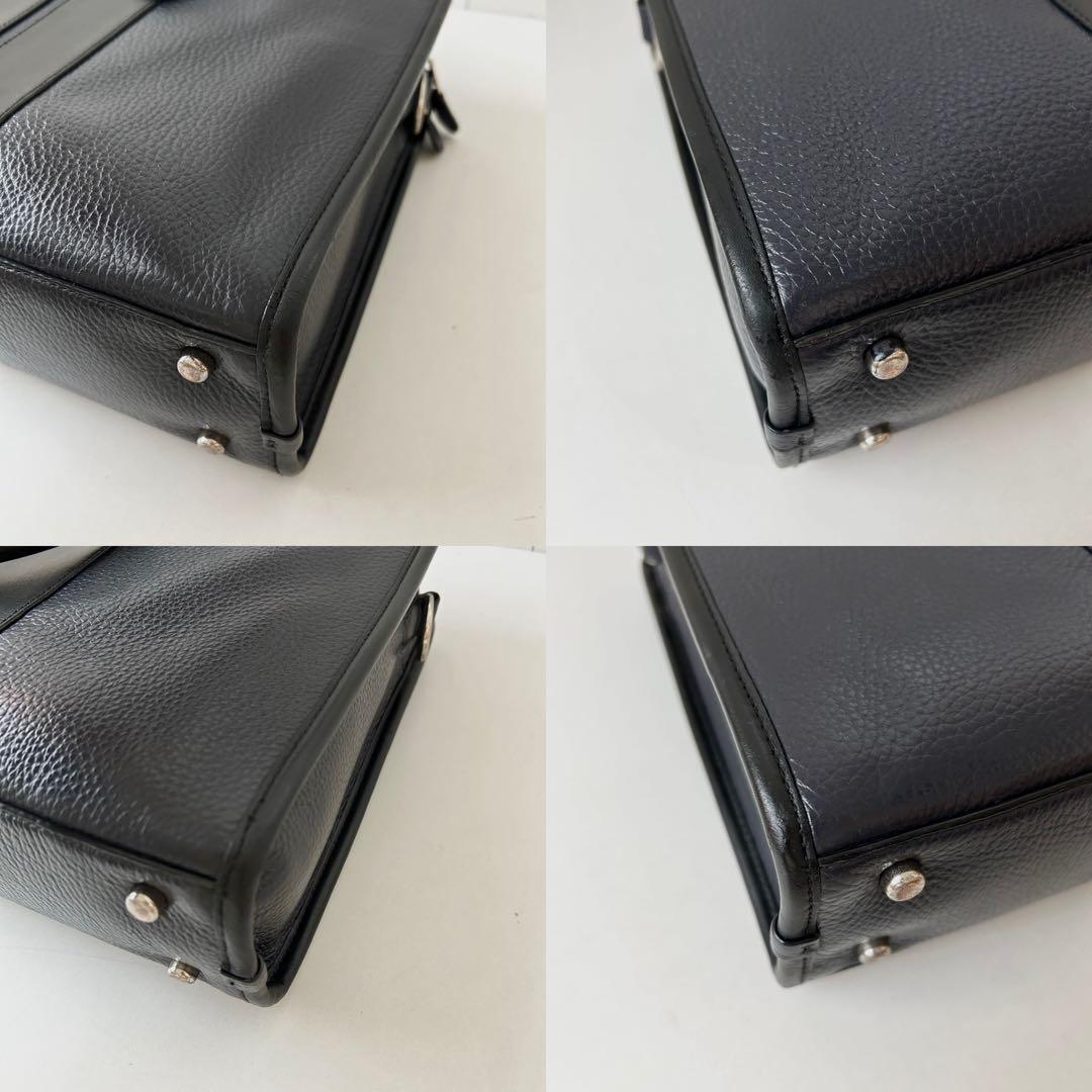 【良品】✅定価9.6万　メンテ済み　コーチ　ビジネスバッグ　COACH レザー