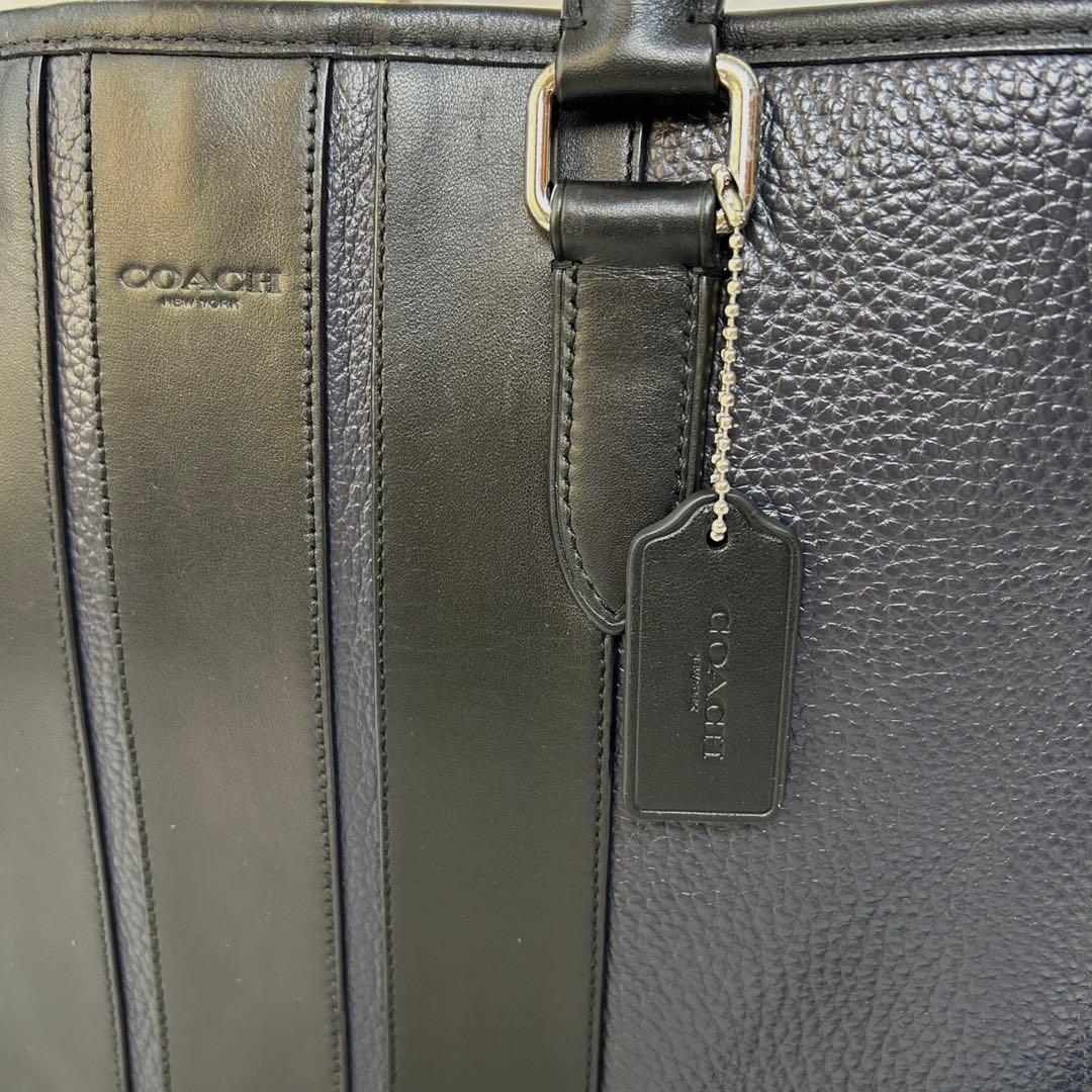 【良品】✅定価9.6万　メンテ済み　コーチ　ビジネスバッグ　COACH レザー