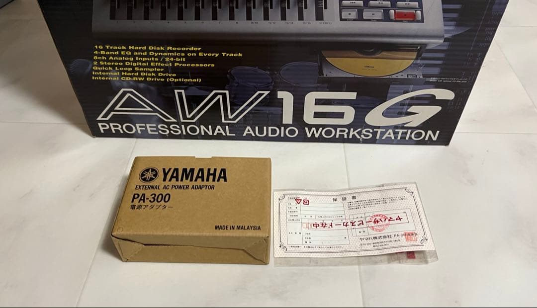 YAMAHA AW16G MTR マルチトラックレコーダー HDD/CD-RW