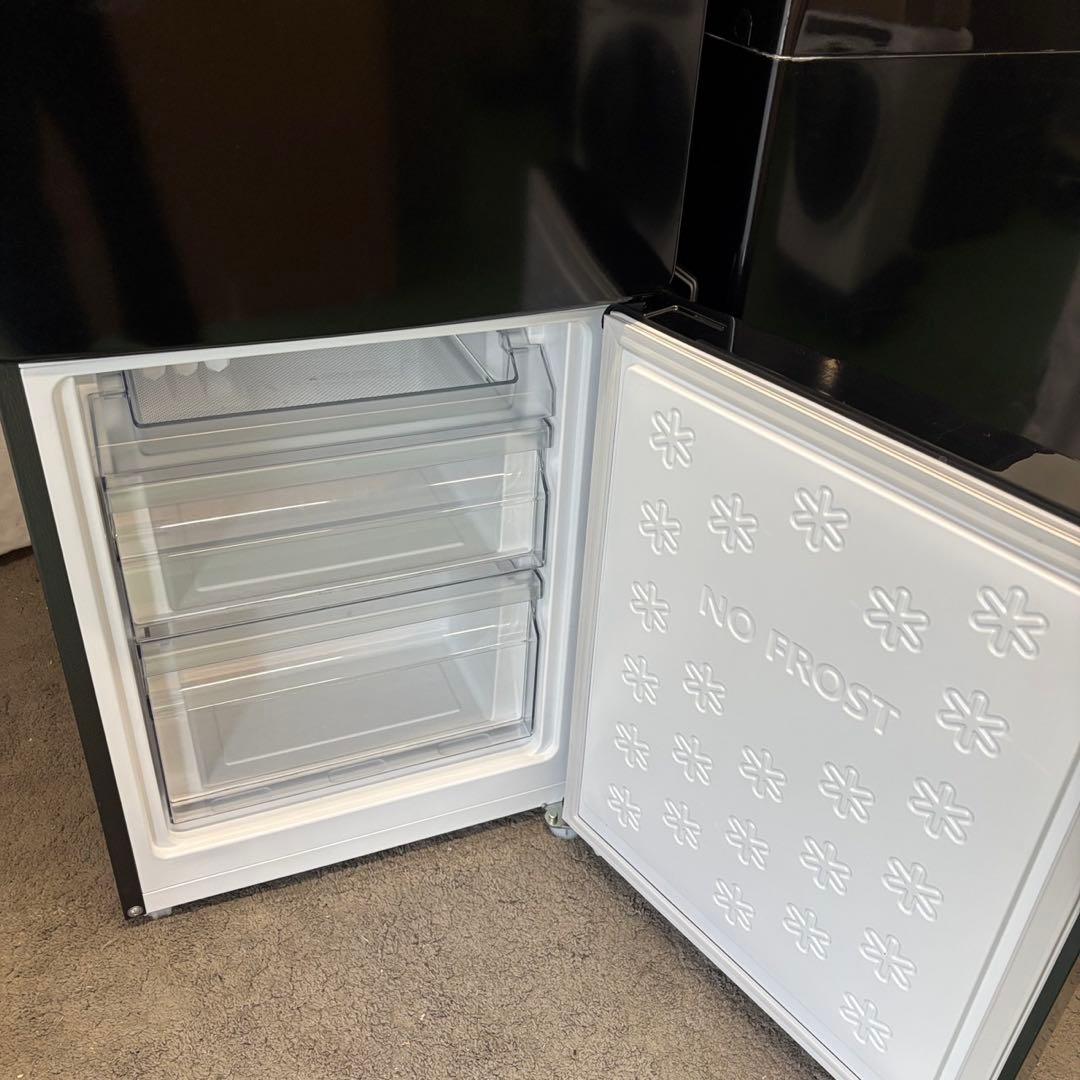 46⭕️冷蔵庫　洗濯機　電子レンジ　一人暮らし　黒　中古　安い　綺麗　設置無料