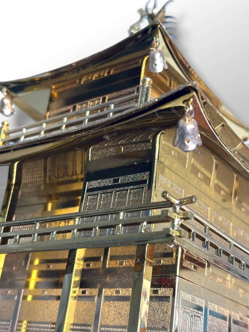 #金閣寺 真鍮製モデル ミニチュア　S-12