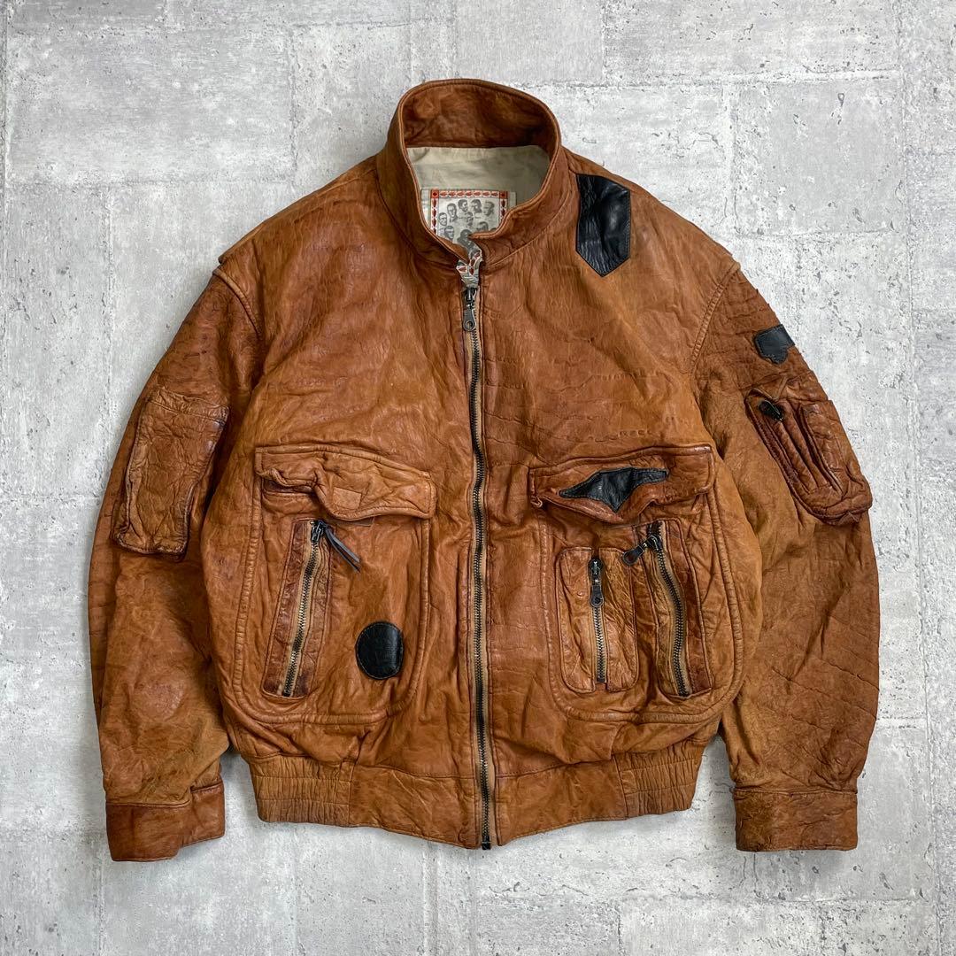 専用 アヴィレックスA-2 フライトジャケット馬革ブラウン 36サイズ