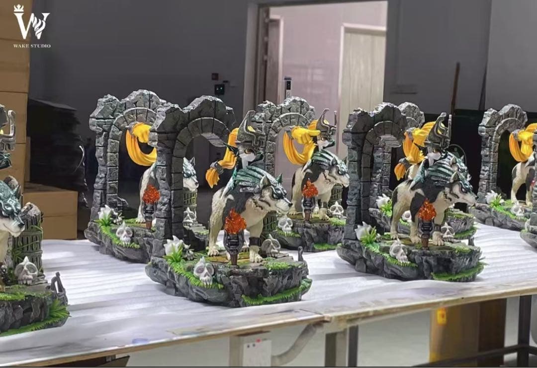 ゼルダの伝説 Wake-STUDIO リンク ミドナ フィギュア - メルカリ