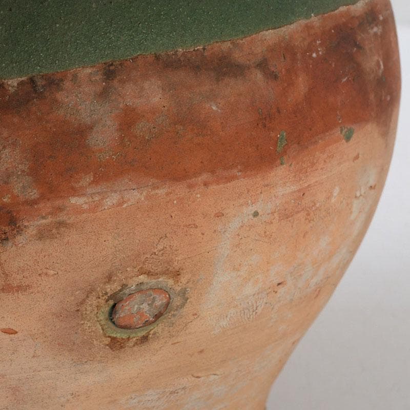 中国 漢緑釉 双耳壷 Z 9746