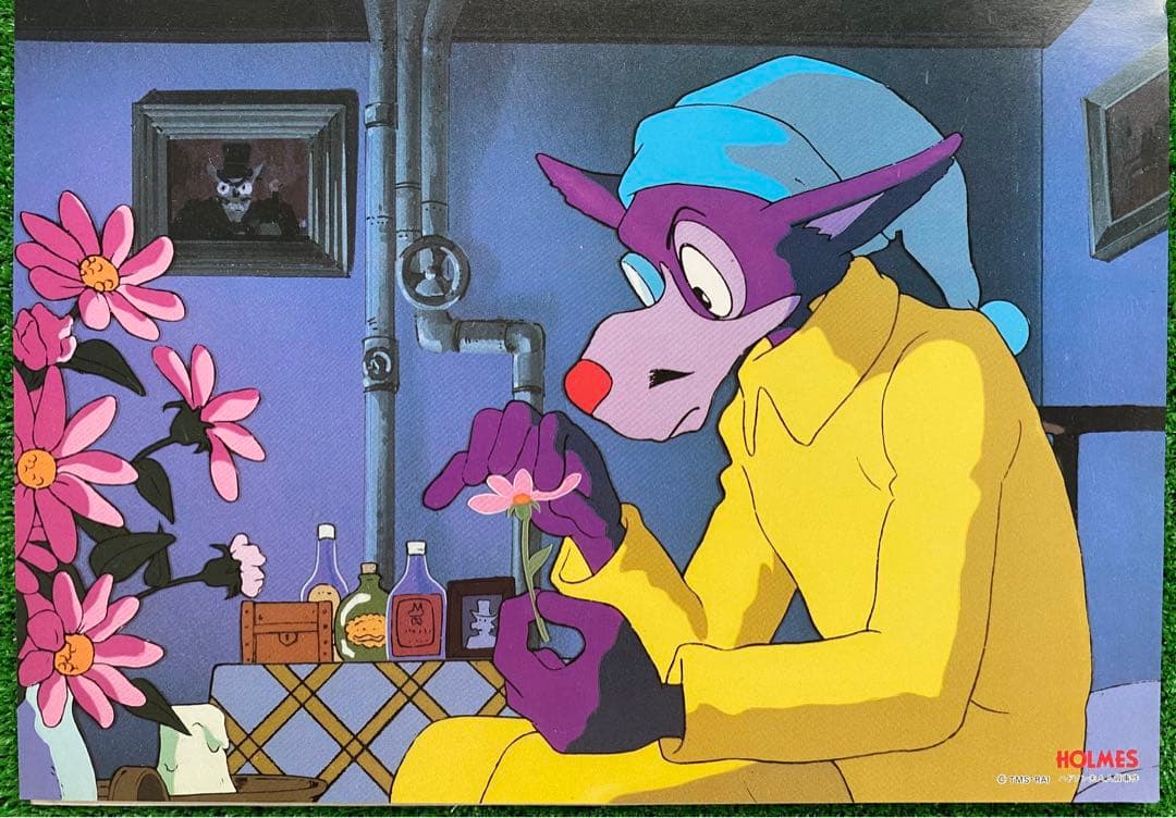 限定1点】名探偵ホームズ名場面イラスト⑦ 宮崎駿スタジオジブリ