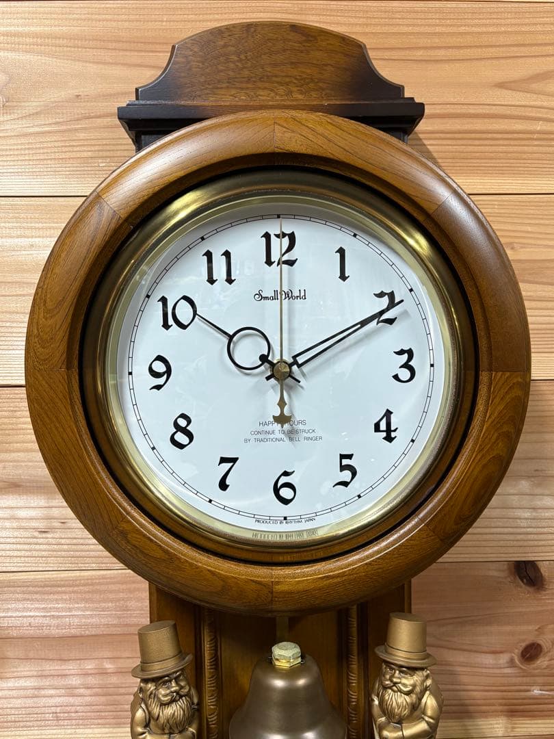 リズム時計 スモールワールド 掛け時計