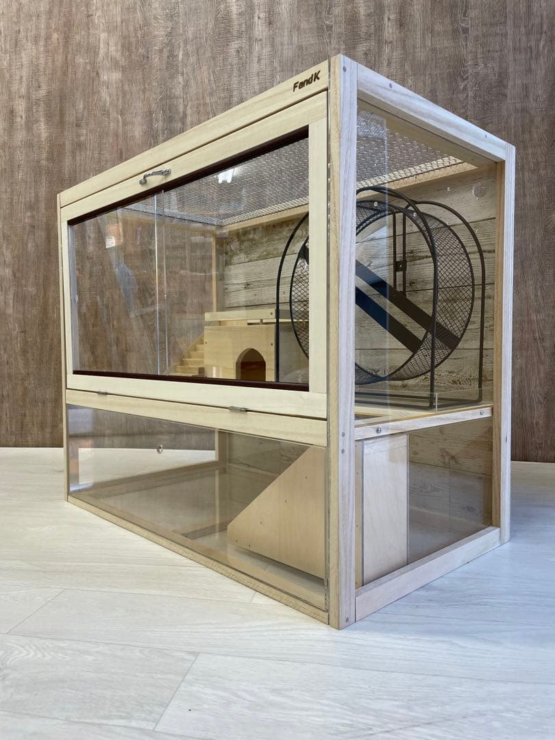 FandK爬虫類木製ケージ ハリネズミ仕様 アウトレット ショ