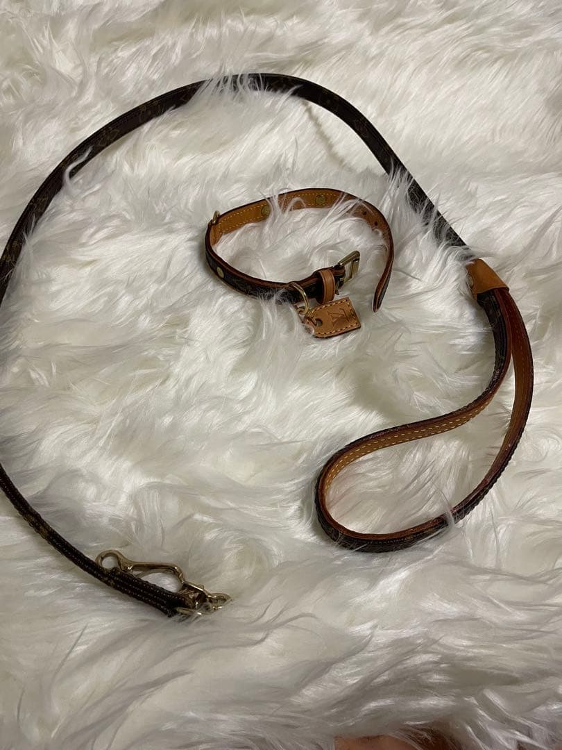 LOUIS VUITTON ルイ ヴィトン モノグラム 首輪 リード 最高品質 ルイ