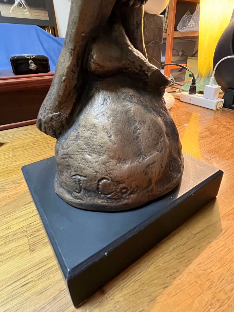 古代中国加彩佣(遼時代の兵士の像です)