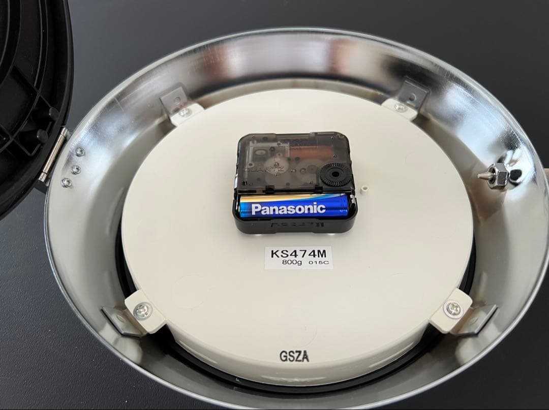 SEIKO 防塵型クォーツ壁掛時計 KS474M 船舶時計 グリーン 動作品