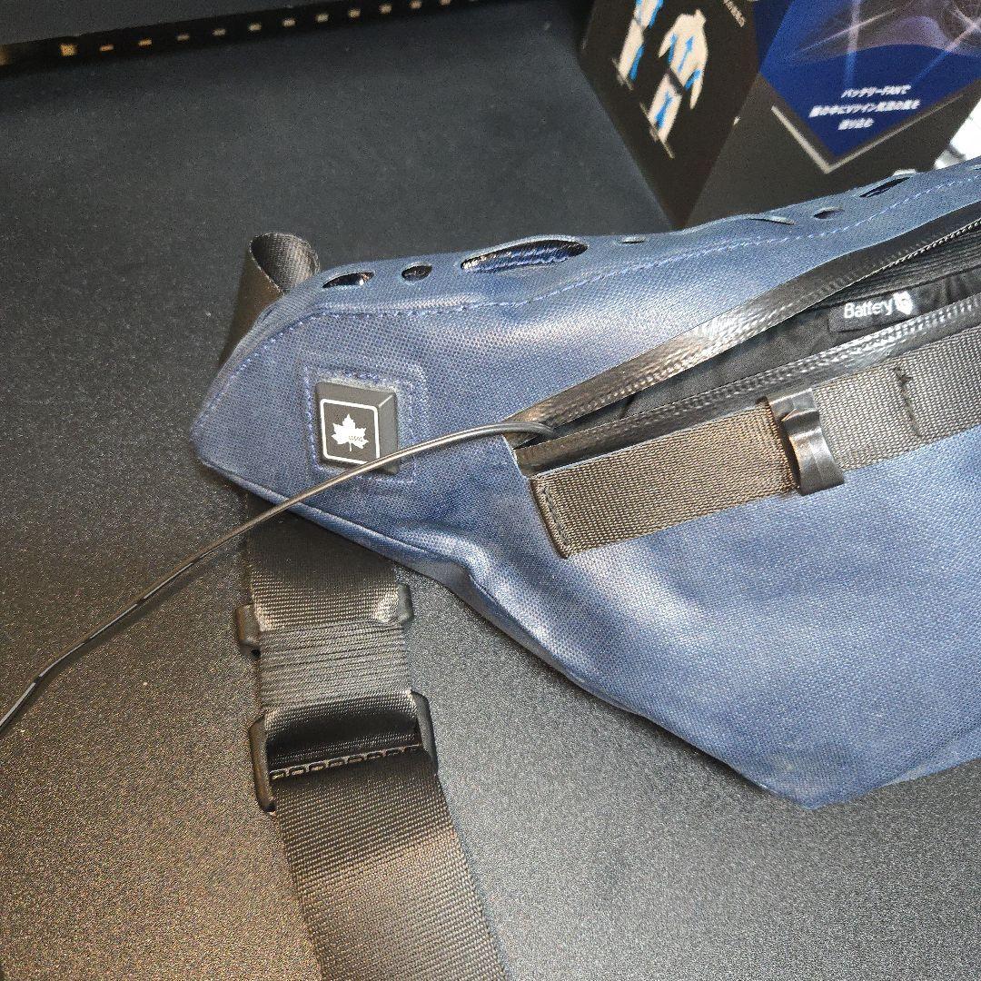 ロゴス LOGOS 野電 ボディエアコン Vツインクール 腰掛け扇風機