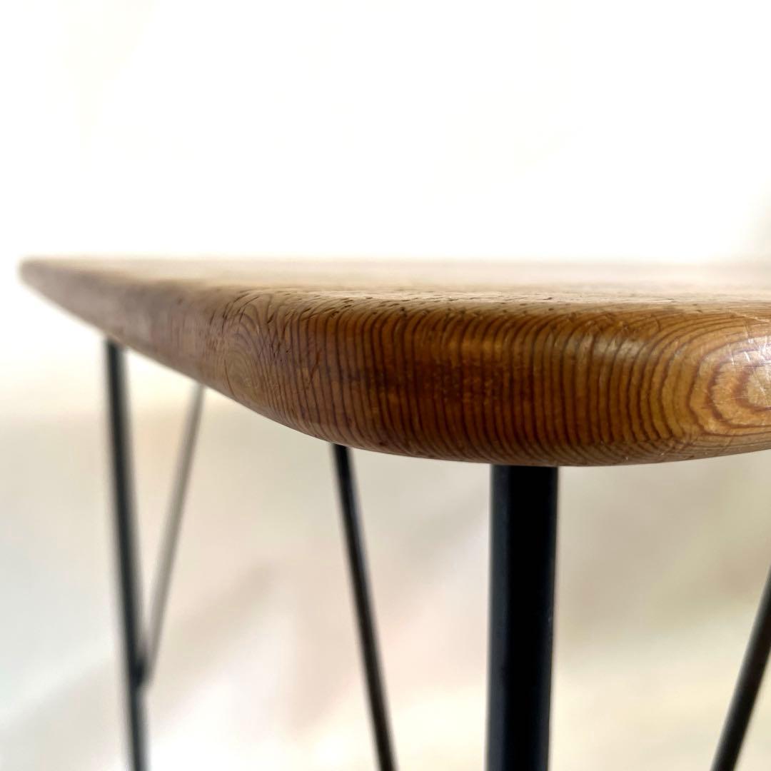 無垢材・古材・アイアンテーブル・作業台 幅122cm奥行67cm 高さ70cm