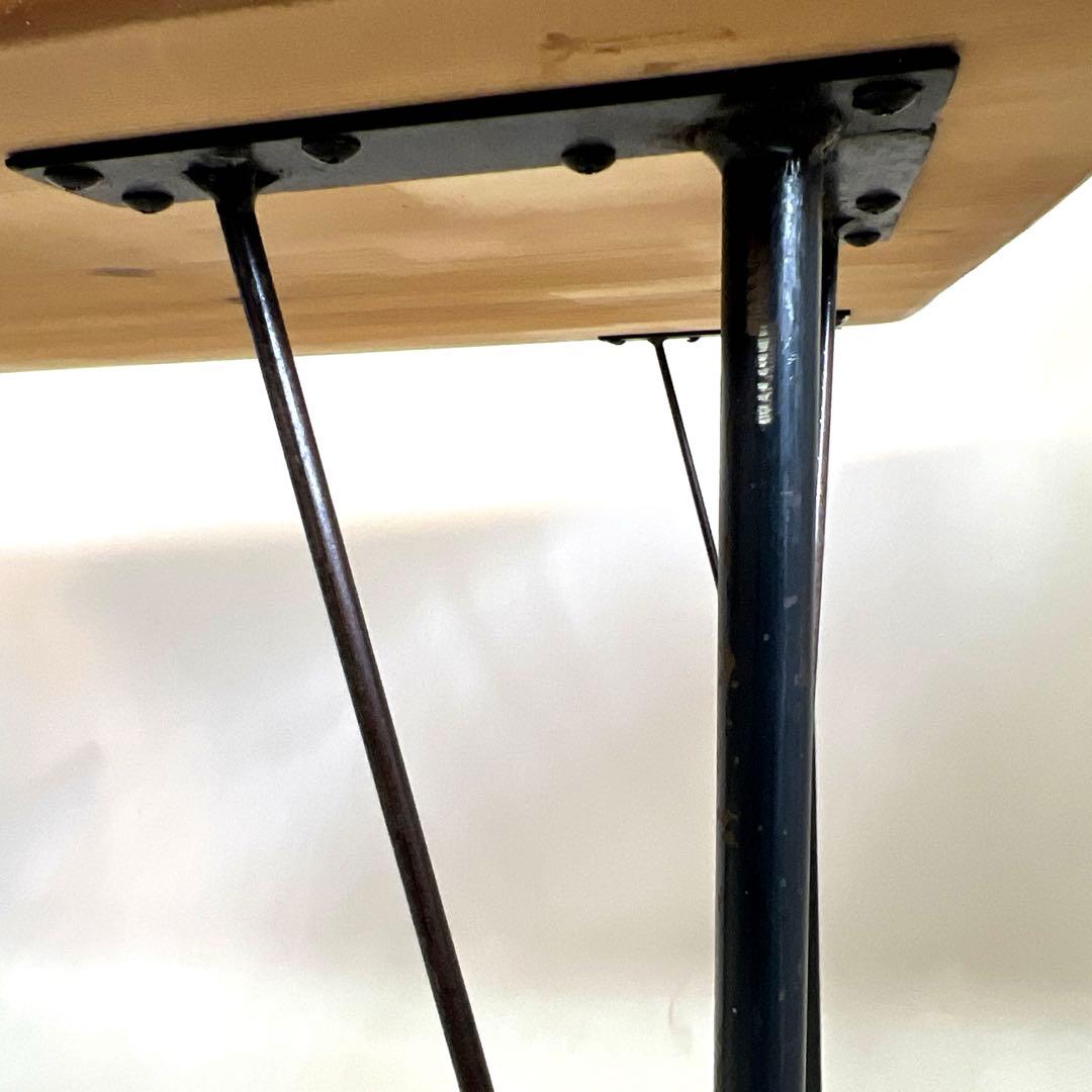 無垢材・古材・アイアンテーブル・作業台 幅122cm奥行67cm 高さ70cm