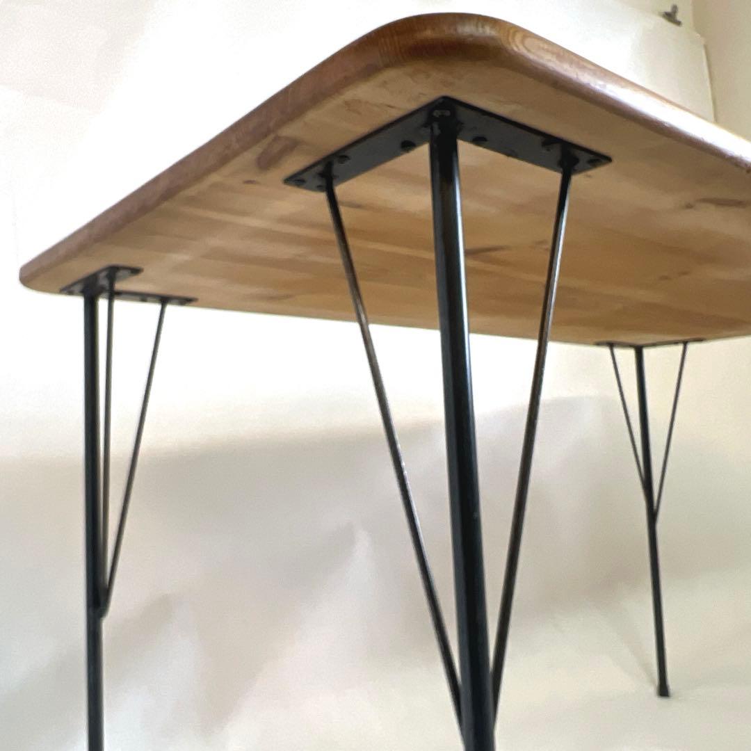 無垢材・古材・アイアンテーブル・作業台 幅122cm奥行67cm 高さ70cm