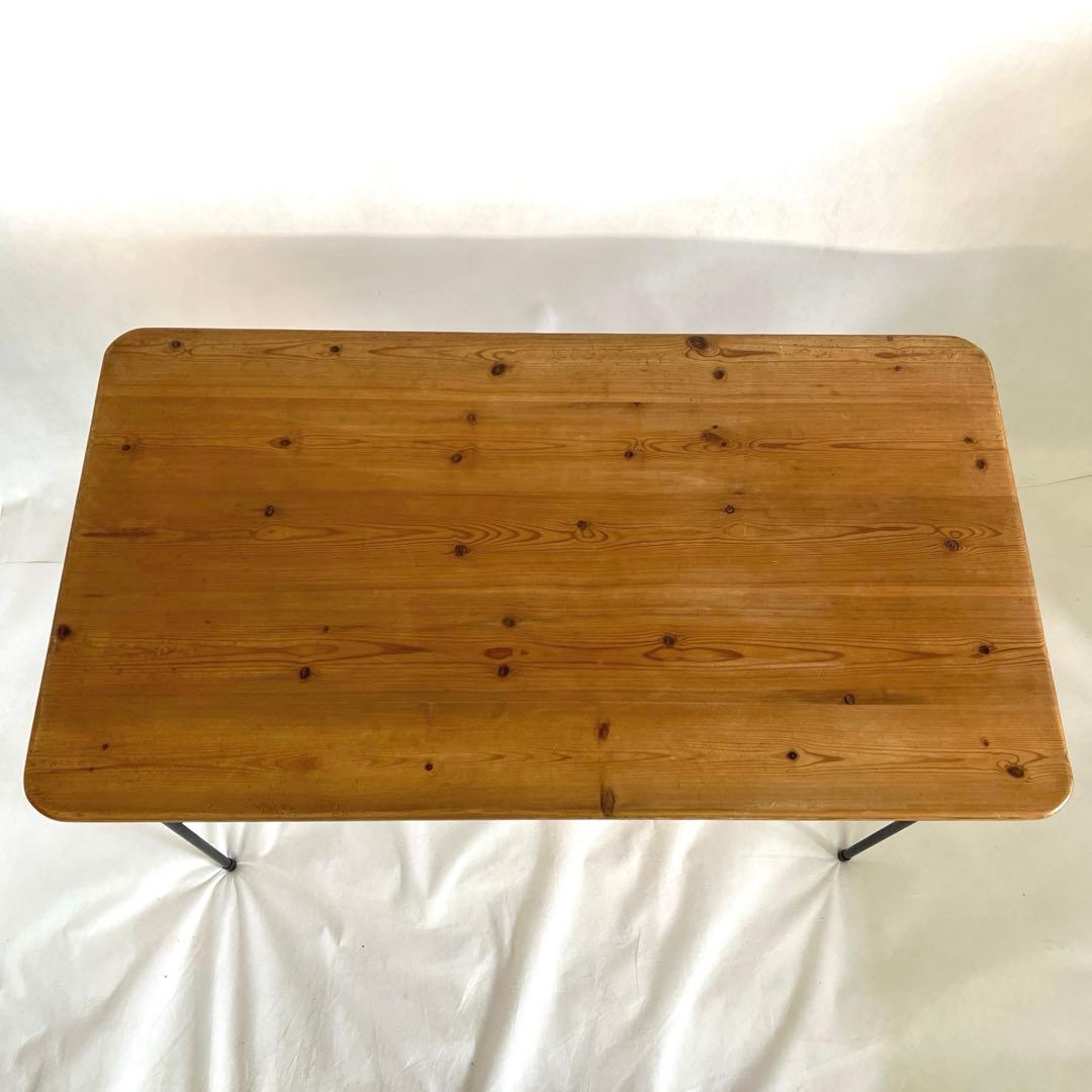 無垢材・古材・アイアンテーブル・作業台 幅122cm奥行67cm 高さ70cm