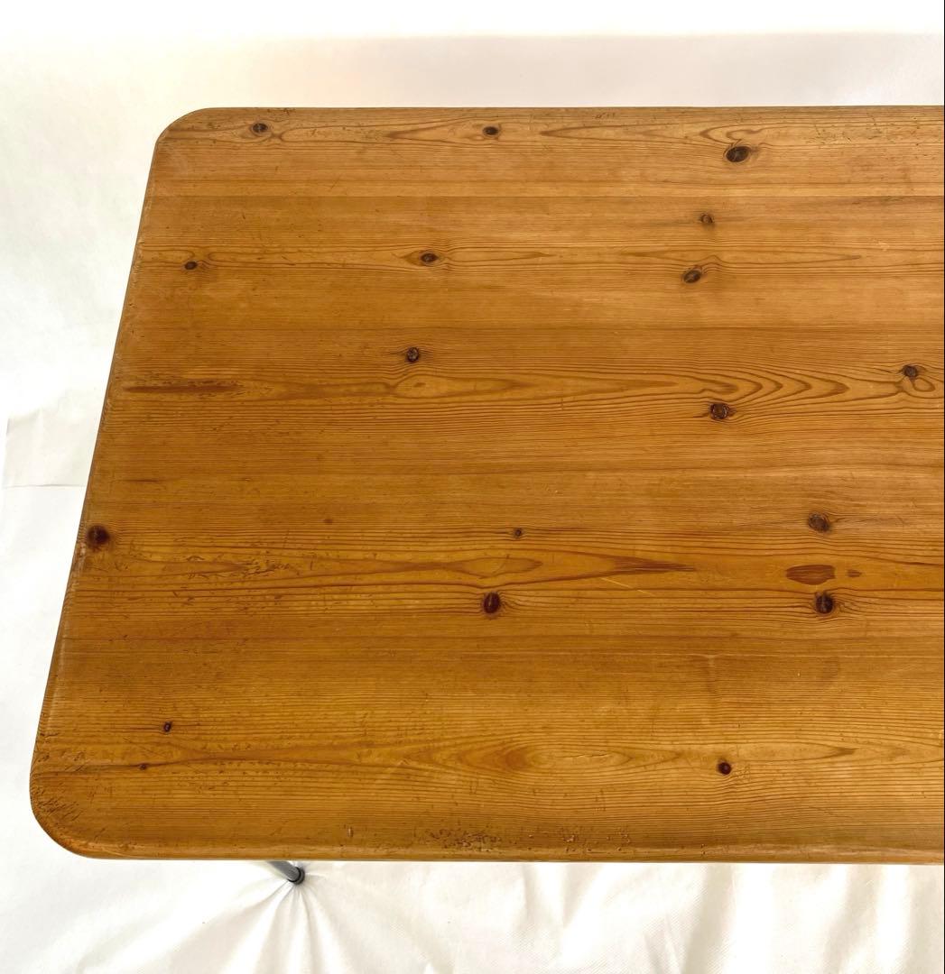 無垢材・古材・アイアンテーブル・作業台 幅122cm奥行67cm 高さ70cm