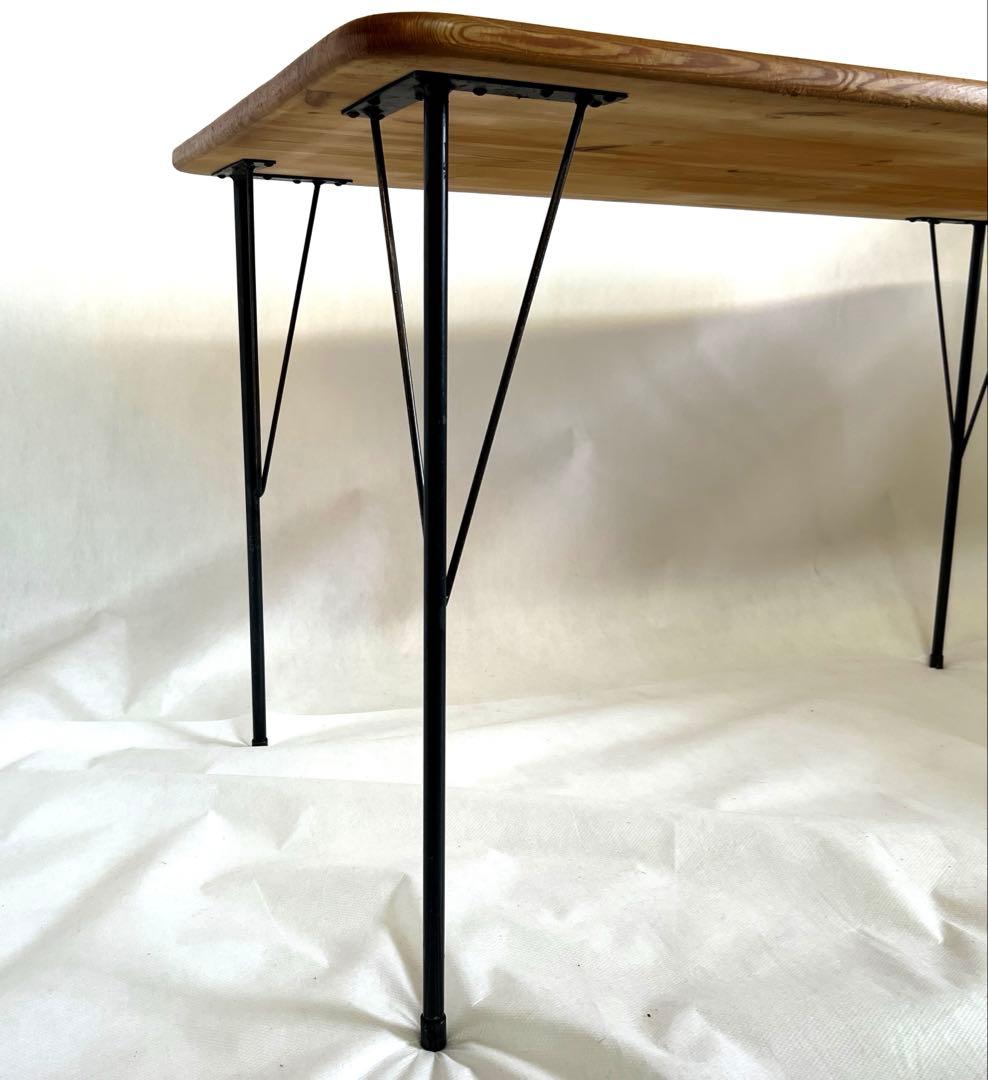 無垢材・古材・アイアンテーブル・作業台 幅122cm奥行67cm 高さ70cm