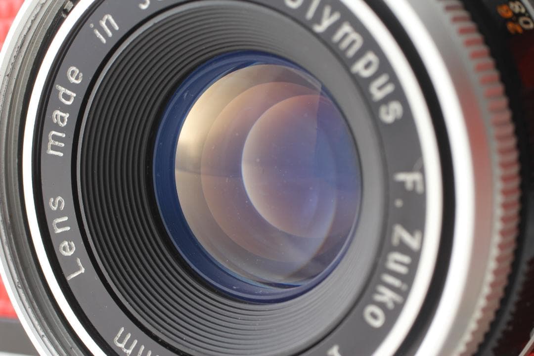 整備済 並品】レッド オリンパス PEN EED 露出計△ 日本製 #1349