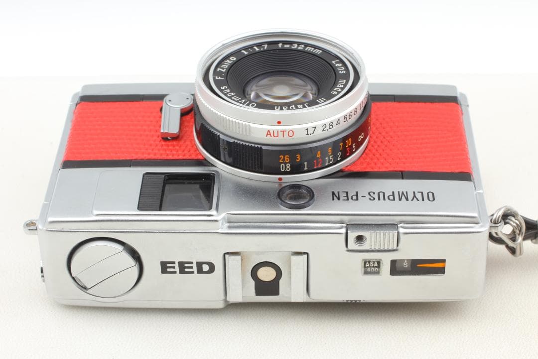 整備済 並品】レッド オリンパス PEN EED 露出計△ 日本製 #1349