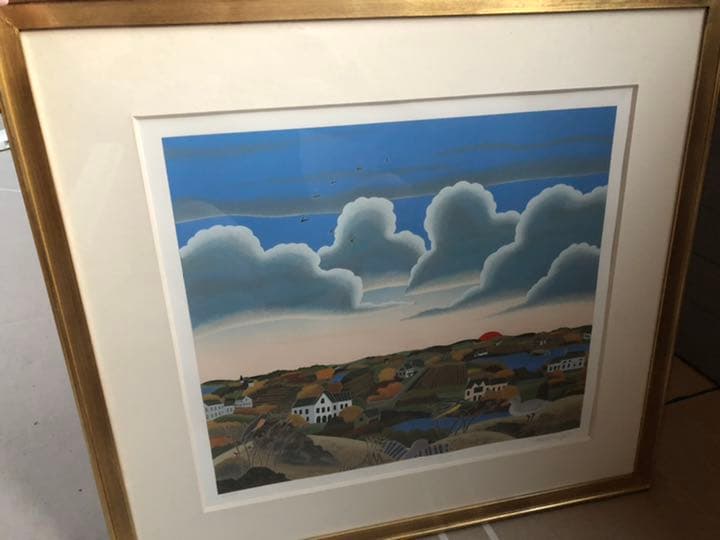 トーマス マックナイト リトグラフ 直筆サイン入り 87/175