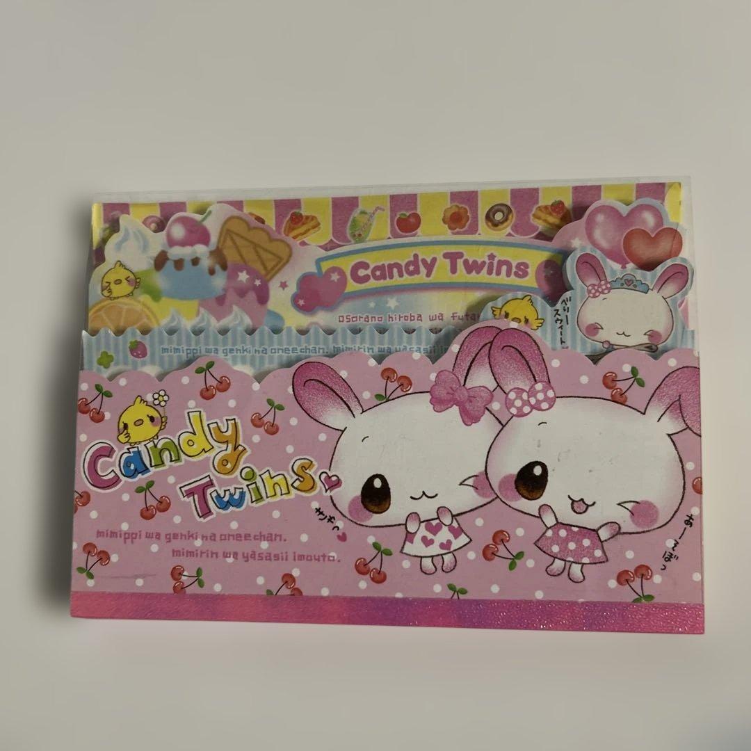 平成レトロCandy Twins クリア4柄メモ帳 140枚 - メルカリ