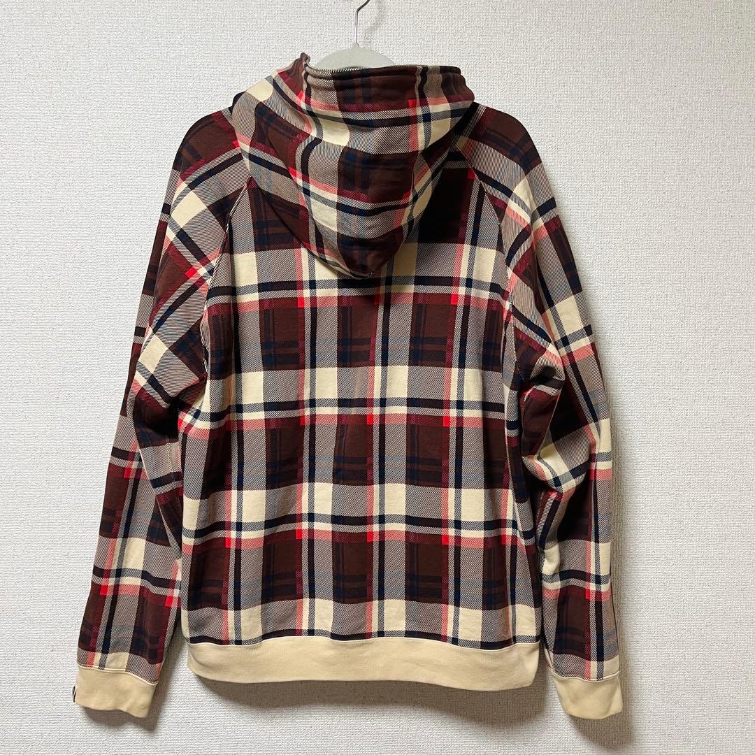 レア A BATHING APE ラブジェネチェック パーカー Lサイズ 日本製