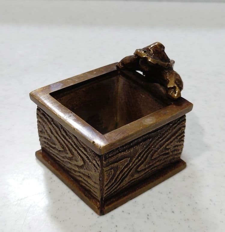 茶道具】七種蓋置 鋳銅 大野芳光作