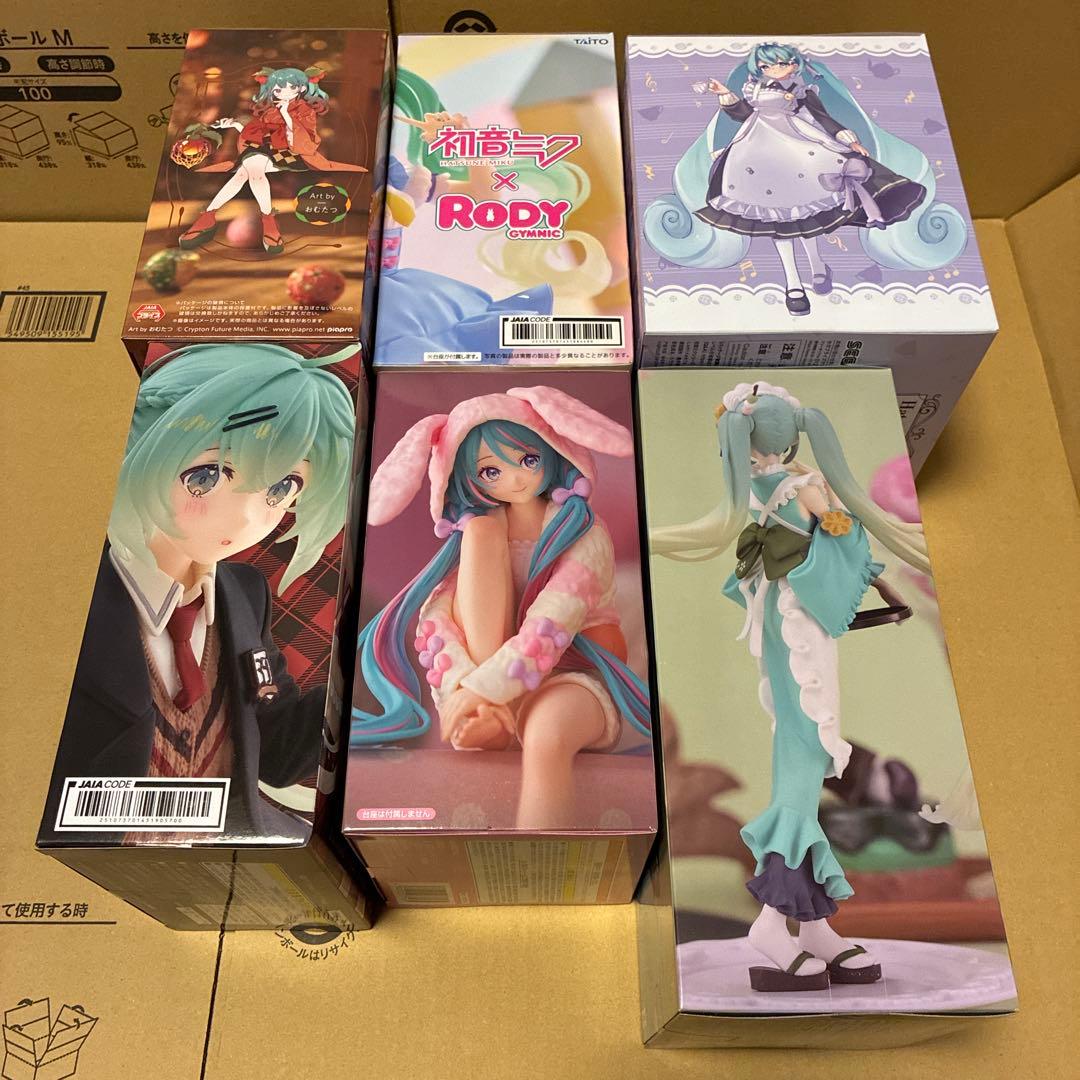 初音ミク フィギュア　6個　まとめ売り　新品未開封