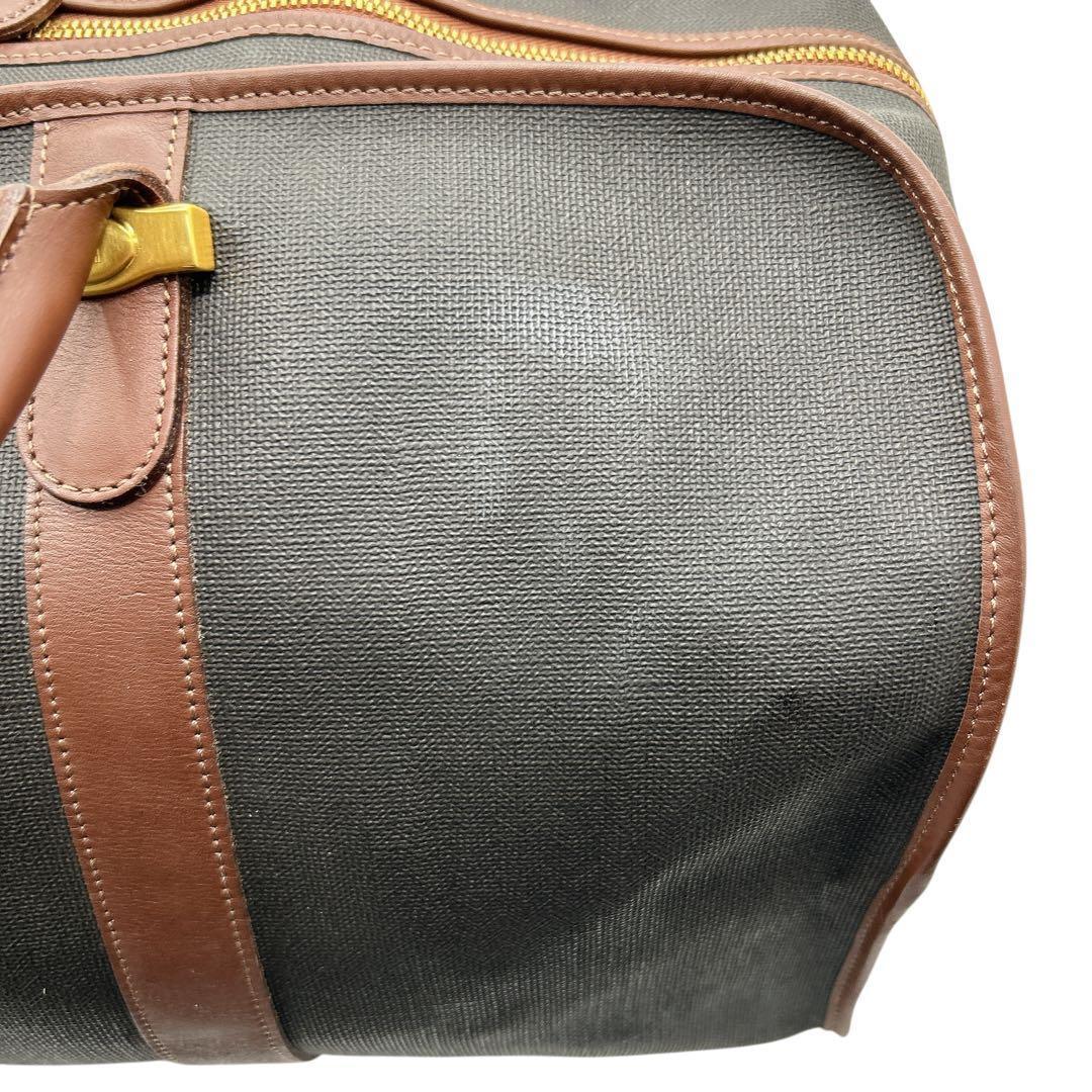 dunhill PVC×レザーボストンバッグ 大容量旅行 50cm英国クラシック